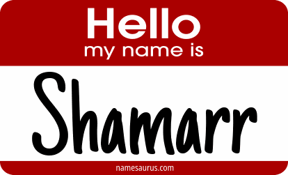 Hello my name is Shamarr png download