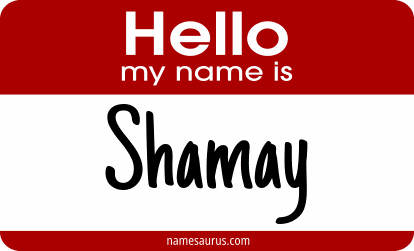 Hello my name is Shamay png download