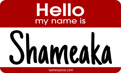 Hello my name is Shameaka png download