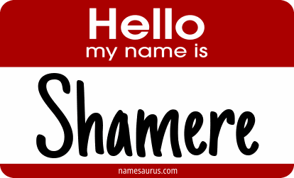 Hello my name is Shamere png download