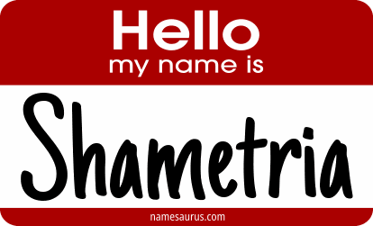 Hello my name is Shametria png download