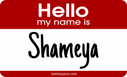 Hello my name is Shameya png download