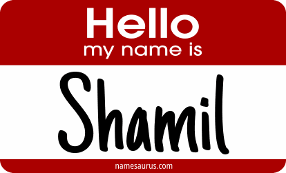 Hello my name is Shamil png download