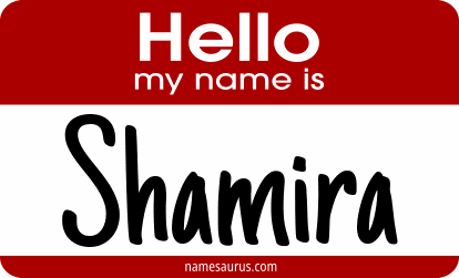 Hello my name is Shamira png download
