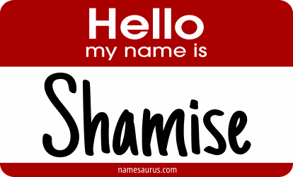 Hello my name is Shamise png download