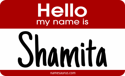 Hello my name is Shamita png download