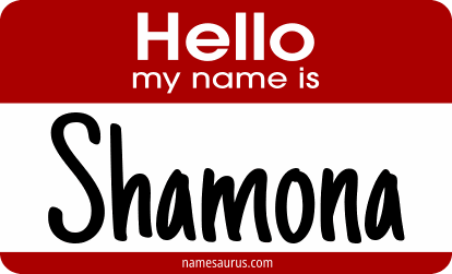 Hello my name is Shamona png download