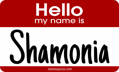 Hello my name is Shamonia png download