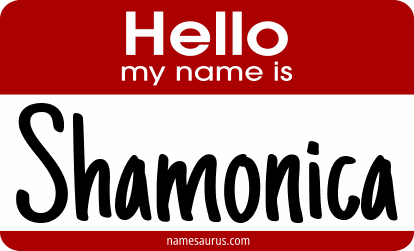 Hello my name is Shamonica png download