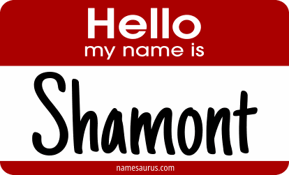 Hello my name is Shamont png download