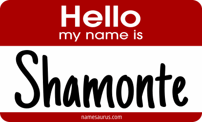 Hello my name is Shamonte png download