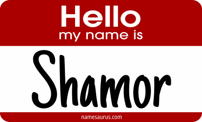 Hello my name is Shamor png download