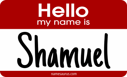 Hello my name is Shamuel png download