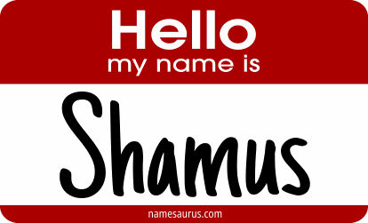 Hello my name is Shamus png download