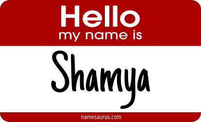 Hello my name is Shamya png download