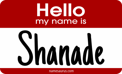Hello my name is Shanade png download
