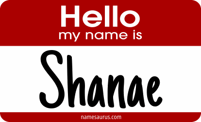 Hello my name is Shanae png download