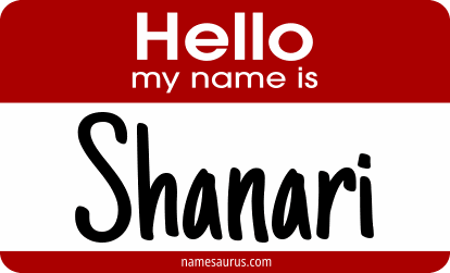 Hello my name is Shanari png download