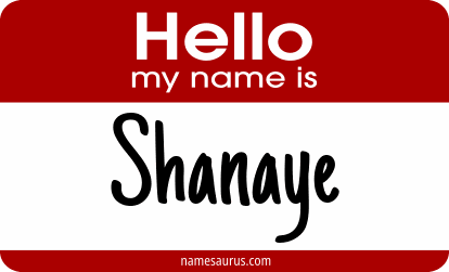 Hello my name is Shanaye png download