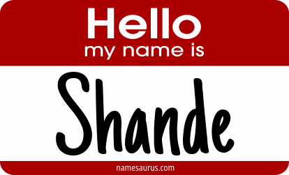Hello my name is Shande png download