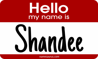 Hello my name is Shandee png download