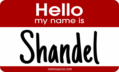 Hello my name is Shandel png download