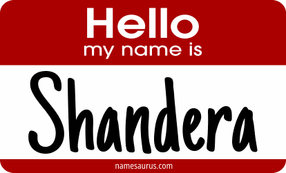 Hello my name is Shandera png download