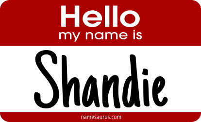 Hello my name is Shandie png download