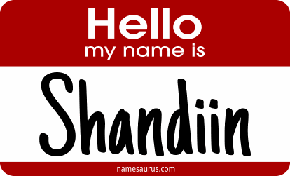 Hello my name is Shandiin png download