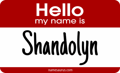 Hello my name is Shandolyn png download