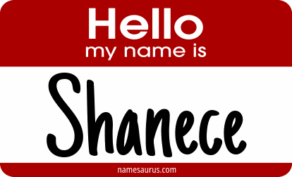 Hello my name is Shanece png download