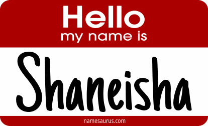 Hello my name is Shaneisha png download