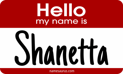 Hello my name is Shanetta png download