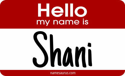 Hello my name is Shani png download