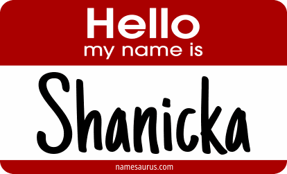 Hello my name is Shanicka png download
