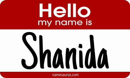 Hello my name is Shanida png download