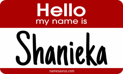 Hello my name is Shanieka png download
