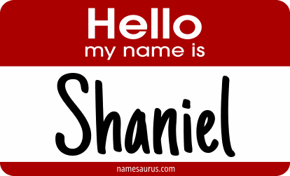Hello my name is Shaniel png download