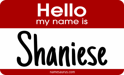 Hello my name is Shaniese png download