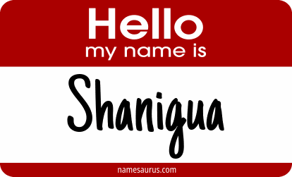 Hello my name is Shanigua png download