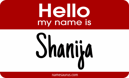 Hello my name is Shanija png download