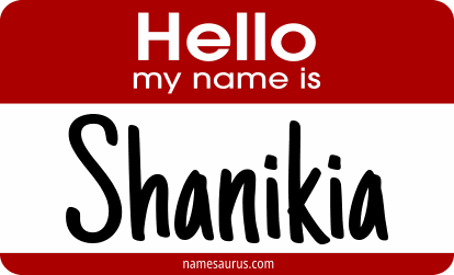 Hello my name is Shanikia png download