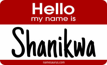 Hello my name is Shanikwa png download