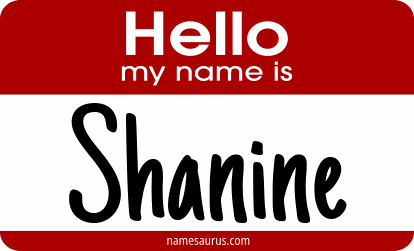 Hello my name is Shanine png download