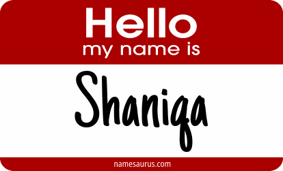 Hello my name is Shaniqa png download