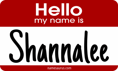 Hello my name is Shannalee png download