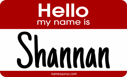 Hello my name is Shannan png download