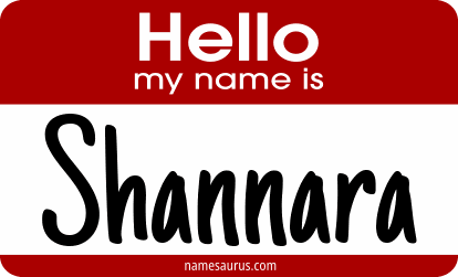 Hello my name is Shannara png download