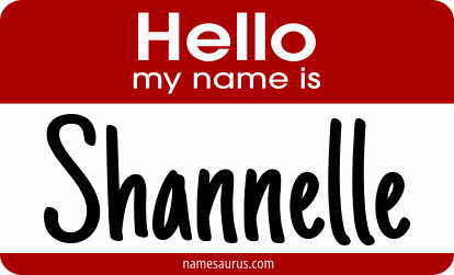 Hello my name is Shannelle png download