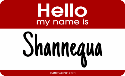 Hello my name is Shannequa png download